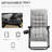 Outsunny Zero Gravity Chair, Folding Reclining Lounge Chair With Padded Cushion, Side Tray
