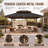 Polycarbonate Top Gazebo