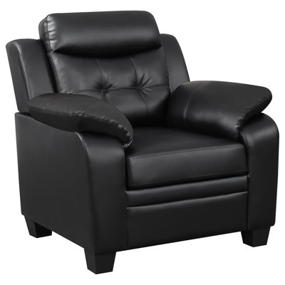 Fauteuil d'appoint rembourré et rembourré Suttles