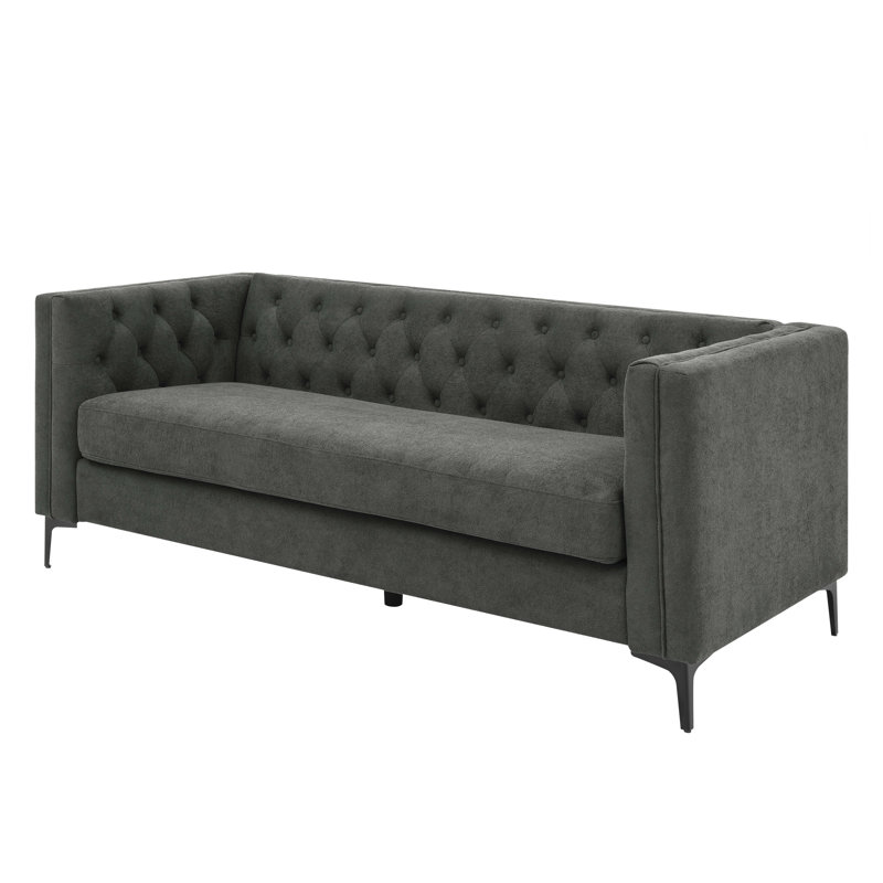 Canapé Devonaire, Mélange de polyester gris foncé