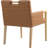 Aimee Vegan Leather Dining Arm Chair-1901019751-1901019749