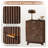 17.72 Inch 3 Drawer Grid Pattern Vredenburgh With US Standard Power Outlets-1099339628