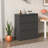 Lateral File Cabinet 3 Drawer, Black Filing Cabinet with Lock, Lockable File Cabinet for Home Office, Locking Metal File Cabinet for Legal/Letter/A4/F4 Size-298780683
