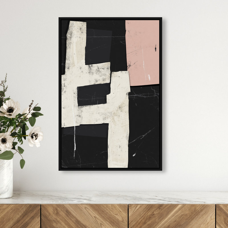 Placed Together II Print by Oliver Gal, 17"H x 25"W, Black Floater Frame