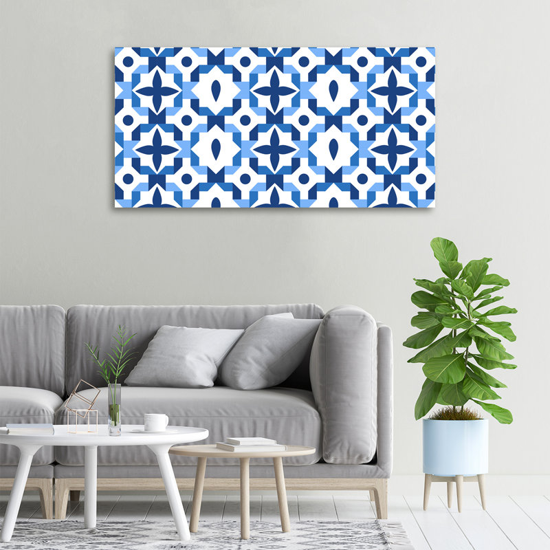 Geometric Background - Wrapped Canvas Print
