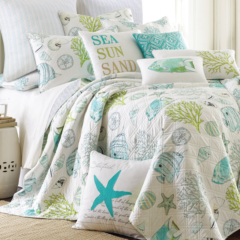 Biscayne Fish Screen print Pillow