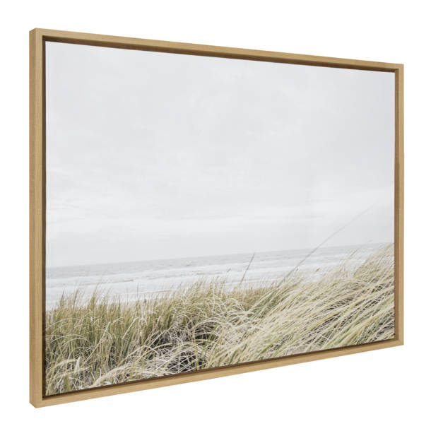 Dovecove Serenity Beach Framed On Canvas Print | Wayfair