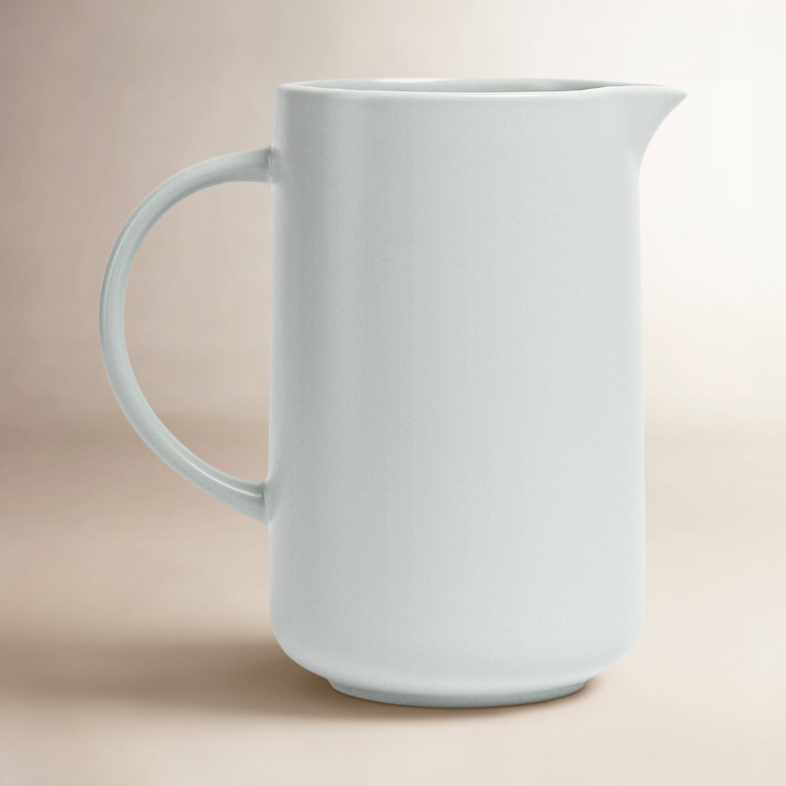 Stoneware Pitcher, Blue