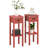 2-Tier Side Table With Drawer, Narrow End Table With Bottom Shelf, For Living Room, Set Of 2-1085381357