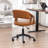 Bryonie Faux Leather Swivel Office Chair-375890463