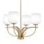 Lustre classique / traditionnel 4 lumières à intensité variable Unia-1992712612
