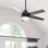 Ventilateur de plafond 52 po avec 5 lumières Wi-Fi