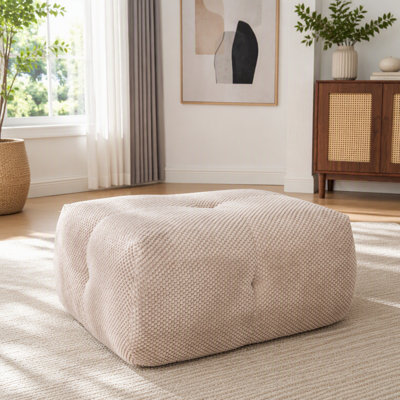 Ensemble de chaises d'appoint modulaires sans accoudoirs avec repose-pieds Cloud