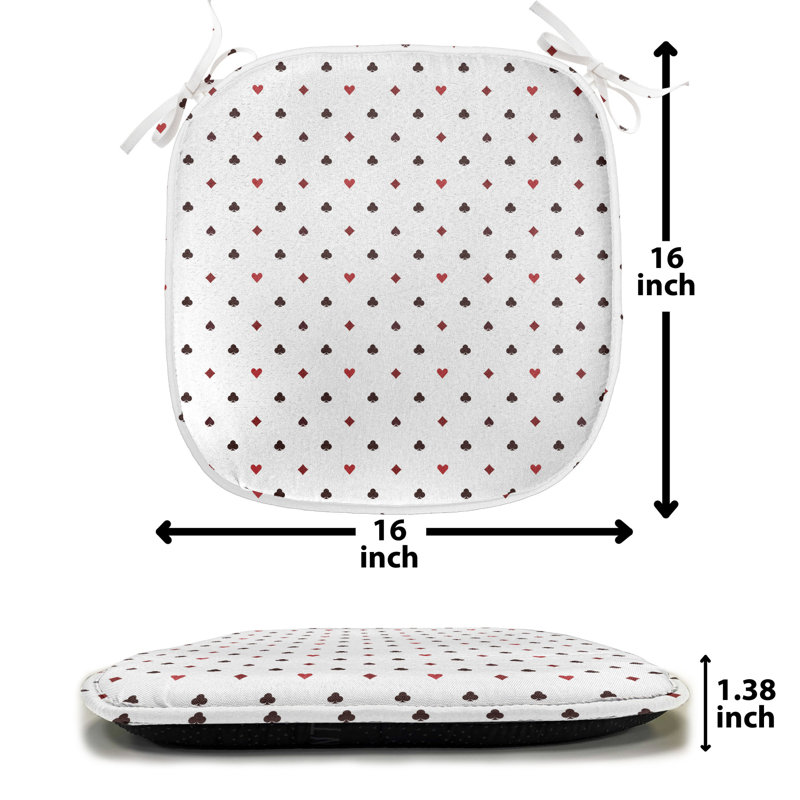 Outdoor 16'' Dining Chair Seat Cushion