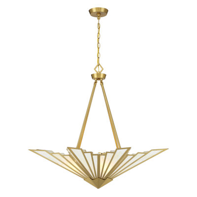 Rivage 4-Light Hubbs in Warm Brass