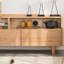 Meuble télé en bois massif avec rangement Design Design
