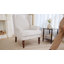 Fauteuil à oreilles rembourré Damiyah-2134088034