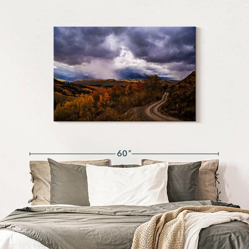 Roadside Aspen Trees, 30" H x 45" W