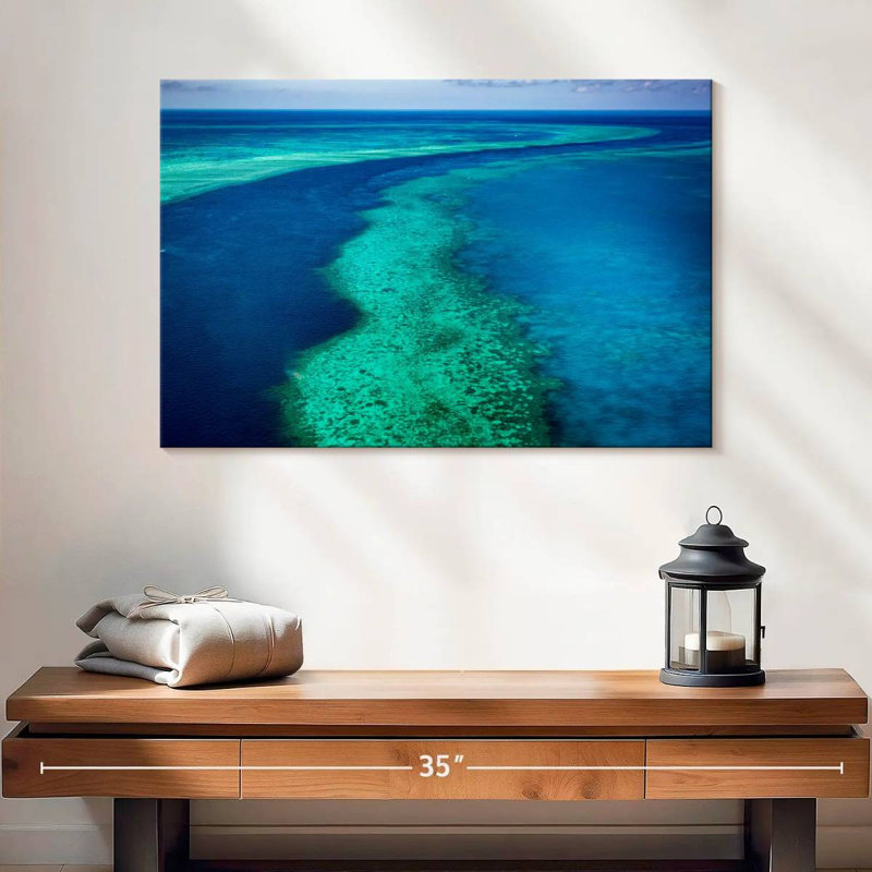 Gillard Great Barrier Reef Seascape, H 16 po x l 24 po
