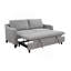 Canapé-lit convertible grand lit 69 po 3 en 1, canapé-lit futon moderne en tissu avec lit escamotable