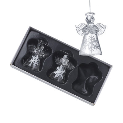 9cm Glass Hanging Figurine Ornament