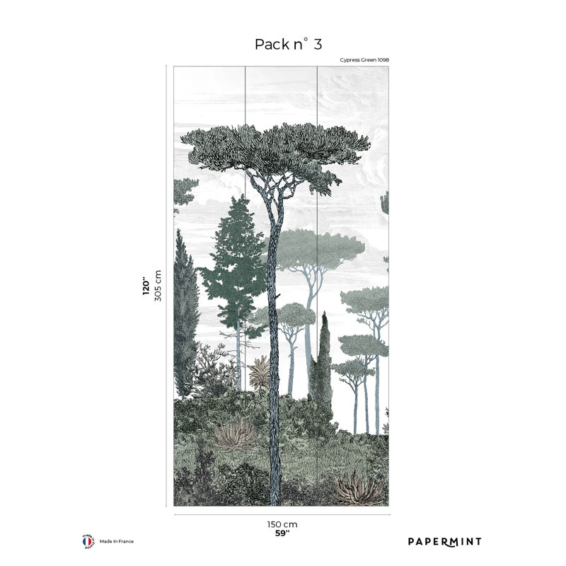 Pinery Pack 3 Arenzville, Paquet de 3, Vert