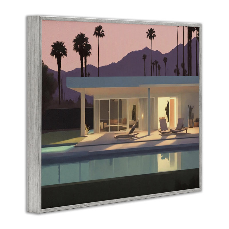 «Summer Pool Reflection», estampe numérique par Noah Bay, Estampe numérique Farmhouse, H 24 po x l 30 po