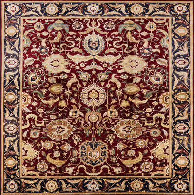 Tapis oriental rouge / bleu Cadmar