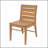 7-Piece Outdoor Dining Set, 69" Solid Wood Dining Table & 6 Acacia Wood Dining Chairs with Teak Finish, Ergonomic Curved Back, Weather Resistant for Garden, Backyard, Patio