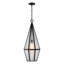 Lampe sur pied 1 lumière Eleana Pen Pen en noir mat