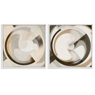  Boho Centric Vortex 2 PC, estampe numérique par Noah Bay