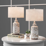 Rustic Resin Table Lamp