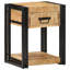 40cm W Iron Bedside Table