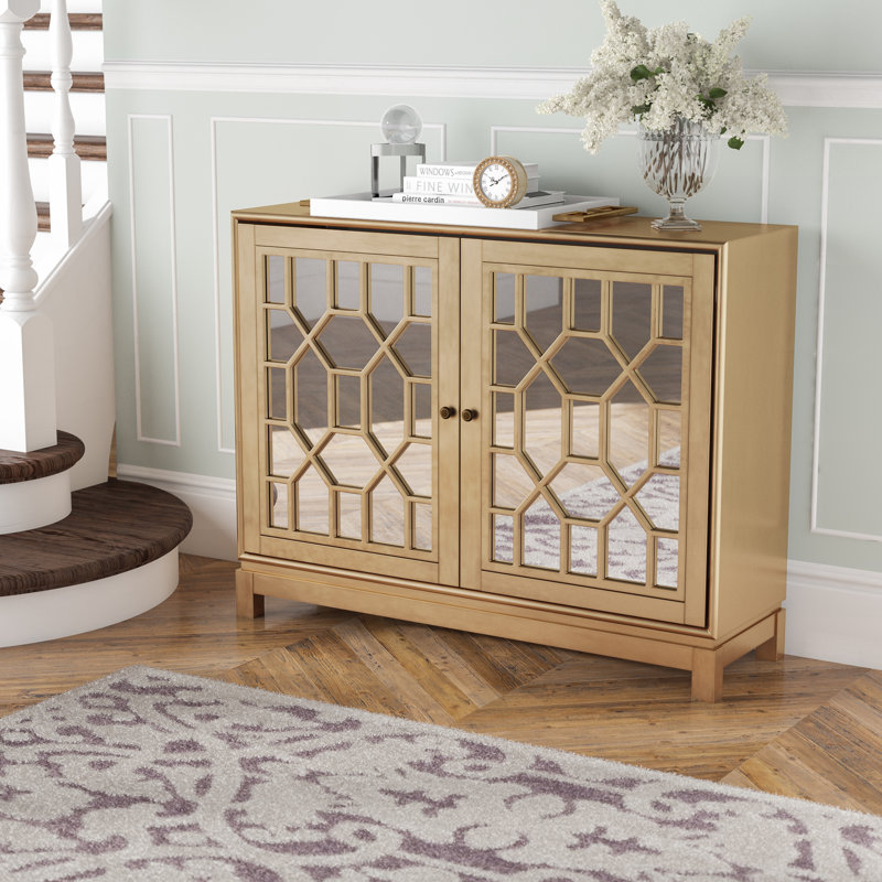 Buffet de 50 po de largeur Zilla, Argent rétro