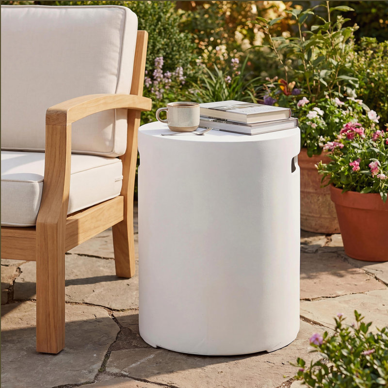 Porte-réservoir / table d'appoint 16 x 20 pouces MGO, blanc