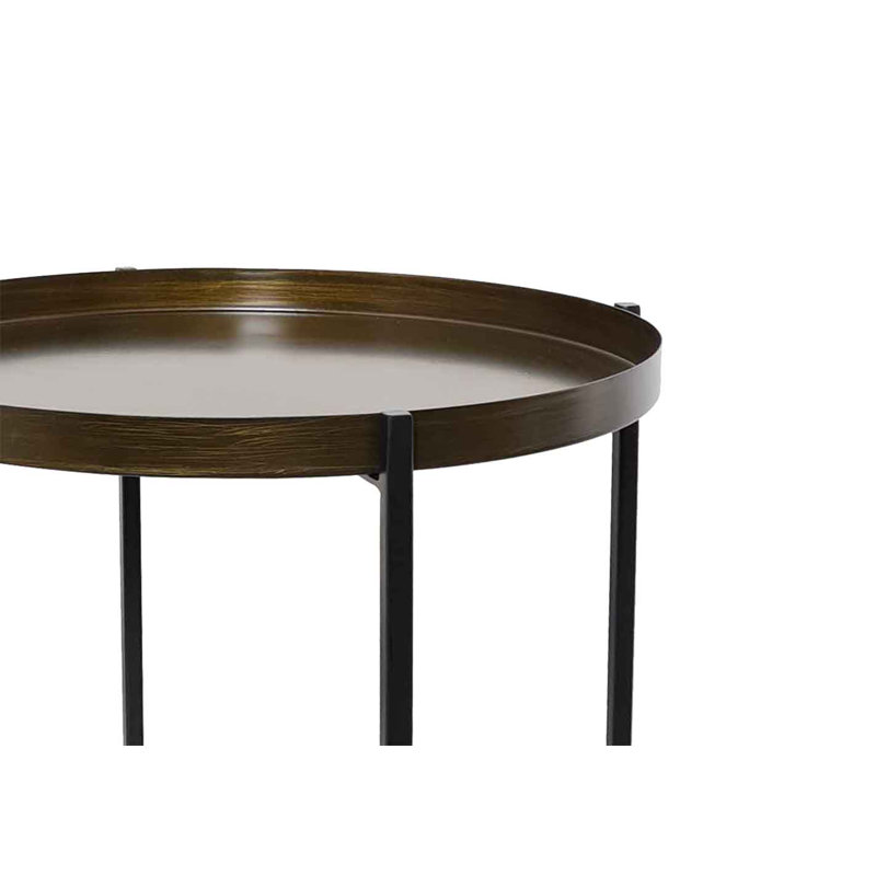 Christi Tray Top Cross Legs End Table