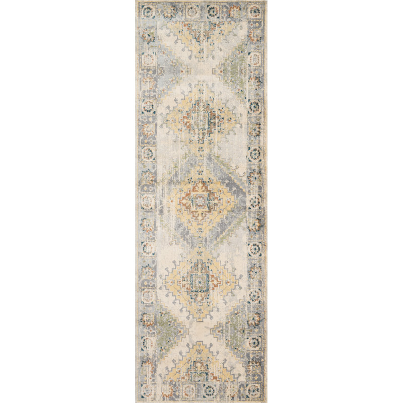 Tapis brun à motif oriental Fuchs, Rectangle 2 pi x 3 pi