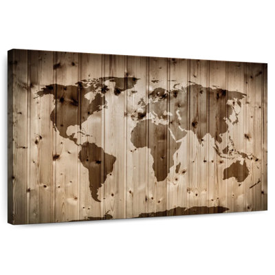 Aliaz Wood World Map