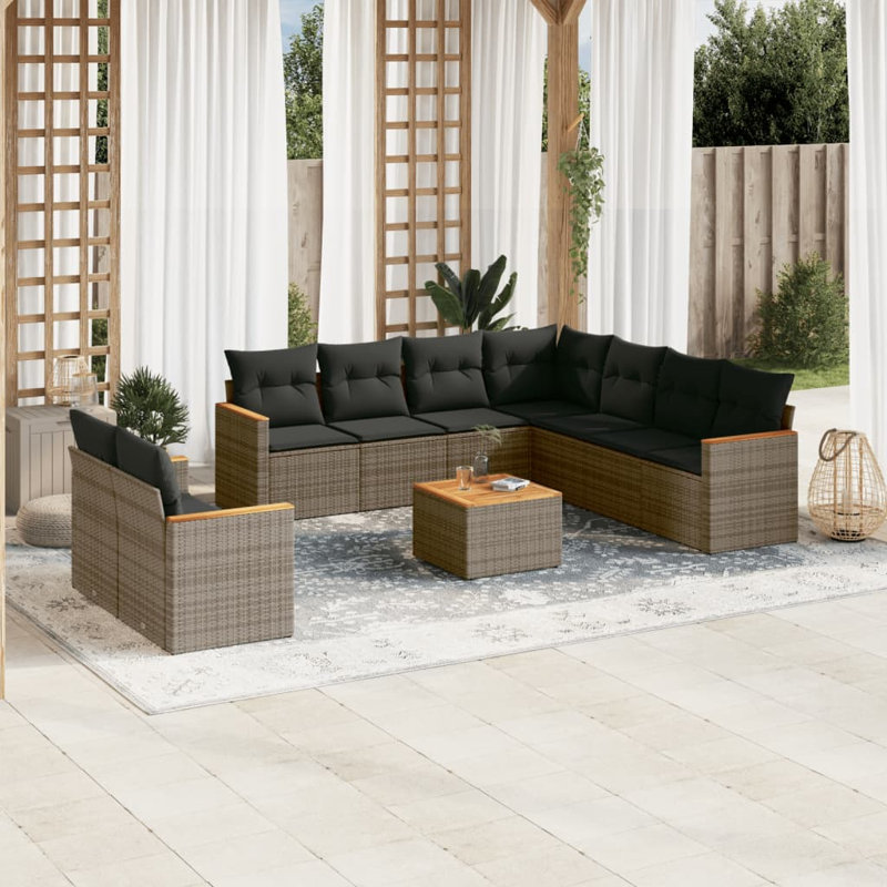 Ensemble de canapé de jardin Vidaxl