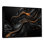 Quantum noir et feuilles dorées II - art abstrait fractal