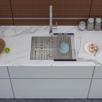 21'' L Single Bowl Stainless Steel Kitchen Sink
