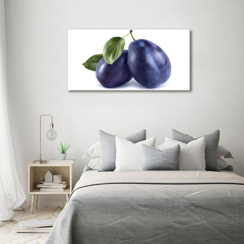Plums - Wrapped Canvas Print