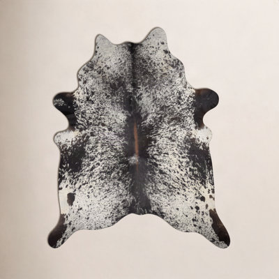 Charlize Salt Pepper Handmade Cowhide Rug