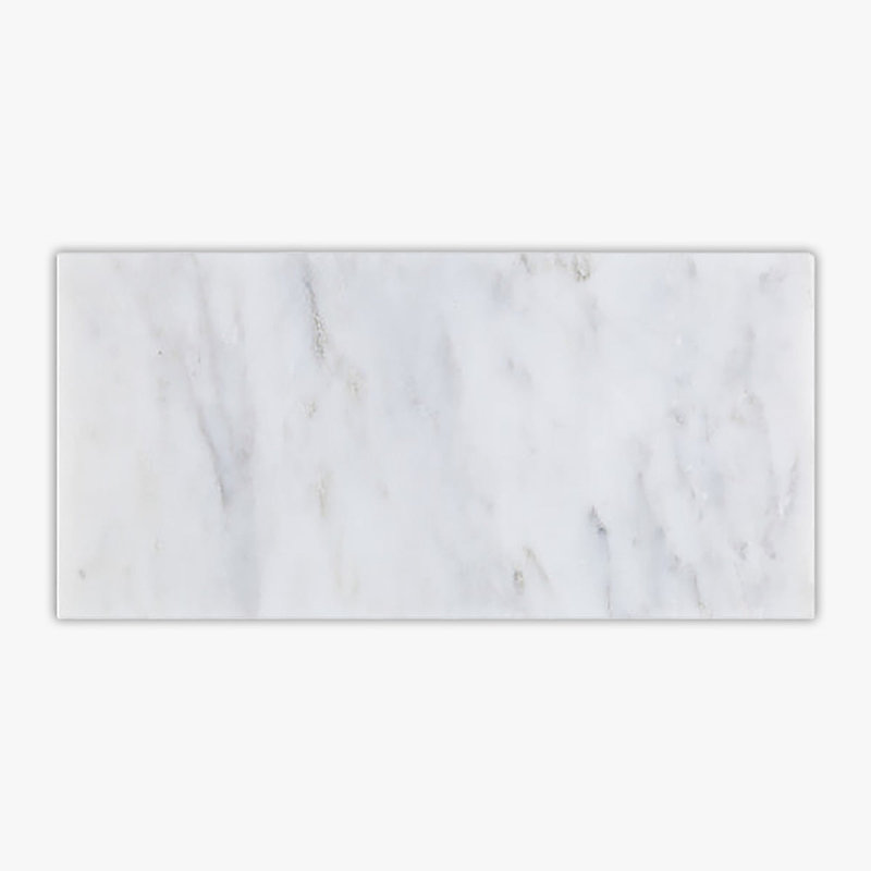 3" x 6" Marble Singular Wall & Floor Tile