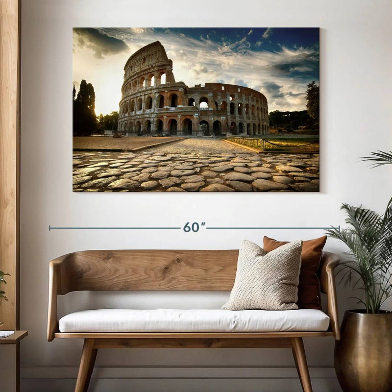Nicci Dawn Over Colosseum, H 34 po x l 51 po