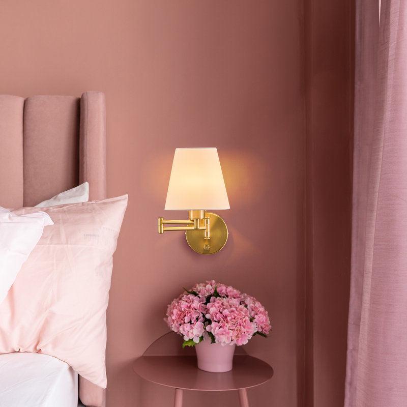 Swing Arm Sconce, Gold