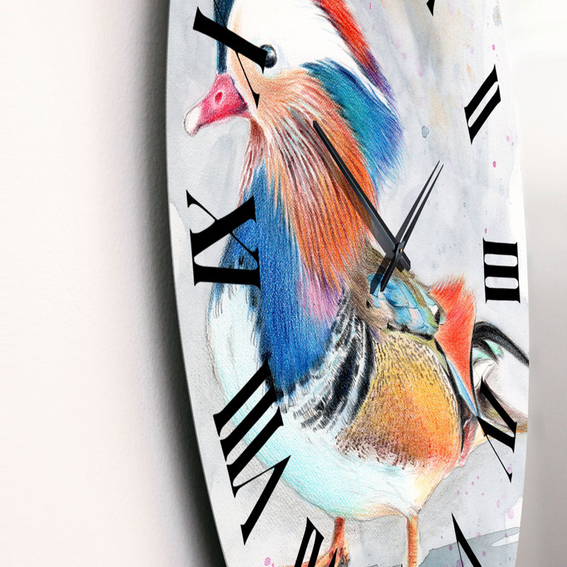 Horloge murale colorée, Grand