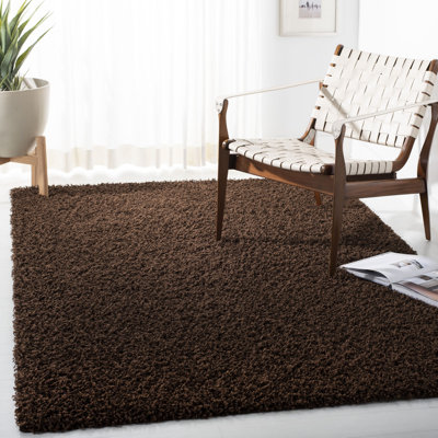 Cannell Handmade Tufted Chocolate Area Rug
