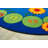 ABC Caterpillar Premium Collection Literacy Blue/Red Area Rug-7175402