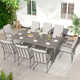 Willesden Rectangular Aluminum Dining Set with Cushions